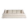 Canapés - Sofa en polyester crème en 250x175x92 cm - VICAL
