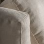 Canapés - Sofa en polyester crème en 250x175x92 cm - VICAL
