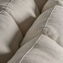 Canapés - Sofa en polyester crème en 250x175x92 cm - VICAL