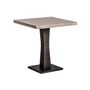 Autres tables - Table de bar en bois de mangue noir en 70x70x76 cm - VICAL