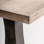 Autres tables - Table de bar en bois de mangue noir en 70x70x76 cm - VICAL