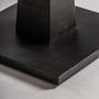 Autres tables - Table de bar en bois de mangue noir en 70x70x76 cm - VICAL