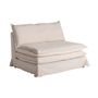 Armchairs - Armchair in off-white pine wood in 115x94x87 cm - VICAL
