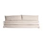 Canapés - Sofa en bois de pin blanc cassé en 230x95x86 cm - VICAL
