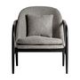 Fauteuils - Fauteuil en polyester gris en 68x82x84 cm - VICAL