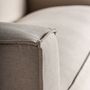 Canapés - Sofa en lin blanc cassé  en 280x98x68 cm - VICAL
