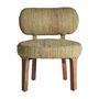 Chaises - Chaise en bois de mangue camel en 60x66x74 cm - VICAL