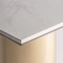 Autres tables - Table de bar en acier blanc en 70x70x76 cm - VICAL