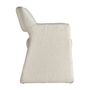 Chairs - Off-white looped cotton chair in 58x56x79 cm - VICAL