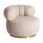 Fauteuils - Fauteuil en bois de pin beige en 91x84x68 cm - VICAL