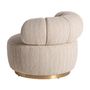 Fauteuils - Fauteuil en bois de pin beige en 91x84x68 cm - VICAL