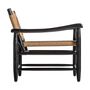 Fauteuils - Fauteuil en bois d´hévéa noir en 66x74x73 cm - VICAL