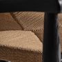 Fauteuils - Fauteuil en bois d´hévéa noir en 66x74x73 cm - VICAL