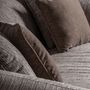 Sofas - Taupe pine wood sofa in 230x115x72 cm - VICAL