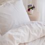 Linge de lit - Pure White - Parure de lit double - DEFLORIAN