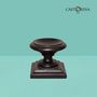 Decorative objects - Base for round objects - Hand turned wood - black laquer - CASTORINA 1895