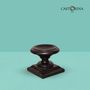 Decorative objects - Base for round objects - Hand turned wood - black laquer - CASTORINA 1895