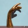 Sculptures, statuettes and miniatures - Golden Hand - decorative item - hand carved wood gold finish - CASTORINA 1895