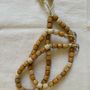 Travel accessories - Telephone cord, wooden beads, assorted - ENSEMBLE