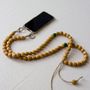 Travel accessories - Telephone cord, wooden beads, assorted - ENSEMBLE