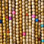 Travel accessories - Telephone cord, wooden beads, assorted - ENSEMBLE