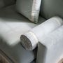 Sofas - Orlando Sofa - Seafoam Velvet Fabric & Fringe - RIJD INTERIOR AB