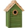 Garden accessories - Birdhouse with natural-coloured roof. Hole Ø: 32 mm. - IB LAURSEN