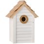 Garden accessories - Birdhouse with natural-coloured roof. Hole Ø: 32 mm. - IB LAURSEN