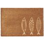 Other caperts - Doormat with 3 embossed fish - IB LAURSEN