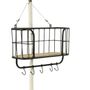 Etagères - Étagère murale bois et fer, 1 étagère, style industriel, 55 cm - JP2B DECORATION