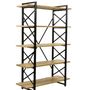 Etagères - Étagère industrielle bois et fer, 5 étagères, style vintage - JP2B DECORATION