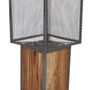 Table lamps - Industrial lamp in acacia wood and metal, 77 cm - JP2B DECORATION