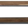 Console table - Industrial console in acacia wood and metal, 122 cm - JP2B DECORATION