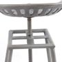 Stools for hospitalities & contracts - Industrial bar stool in metal, height-adjustable seat - JP2B DECORATION