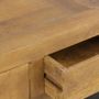 Console table - Large industrial console in mango wood and metal, 3 drawers, 1 shelf - JP2B DECORATION