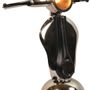 Table lamps - Scooter table lamp in chrome metal, retro industrial look - JP2B DECORATION