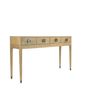 Console table - Cerused oak and black console, 4 drawers, 160x40 cm - JP2B DECORATION