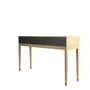 Console table - Cerused oak and black console, 4 drawers, 160x40 cm - JP2B DECORATION