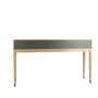 Console table - Cerused oak and black console, 4 drawers, 160x40 cm - JP2B DECORATION