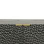 Sideboards - 2-door black oak sideboard, 71x40 cm, embossed style - JP2B DECORATION
