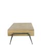 Tables basses - Table basse en chêne cérusé, 140x70 cm, style naturel - JP2B DECORATION