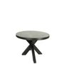 Tables basses - Table de salle à manger ovale en chêne noir, 210x115 cm, style moderne - JP2B DECORATION
