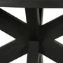 Tables basses - Table de salle à manger ovale en chêne noir, 210x115 cm, style moderne - JP2B DECORATION