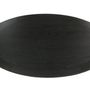 Tables basses - Table de salle à manger ovale en chêne noir, 210x115 cm, style moderne - JP2B DECORATION