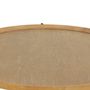Tables basses - Table basse ronde en chêne cérusé et métal noir, 102 cm - JP2B DECORATION
