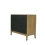 Buffets - Meuble en bois cérusé avec étagère, 97x45 cm, style naturel - JP2B DECORATION