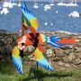 Decorative objects - Coco Cannelle a Parrot one side and Puffin other side Weather Vane - LES RITOURNAILES