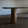 Decorative objects - Burnt wood bench and table set - Atelier Bloam - ROOOM SERVICE GALLERY