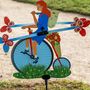 Decorative objects - Gabi Cyclette weather vane - LES RITOURNAILES