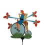 Decorative objects - Gabi Cyclette weather vane - LES RITOURNAILES